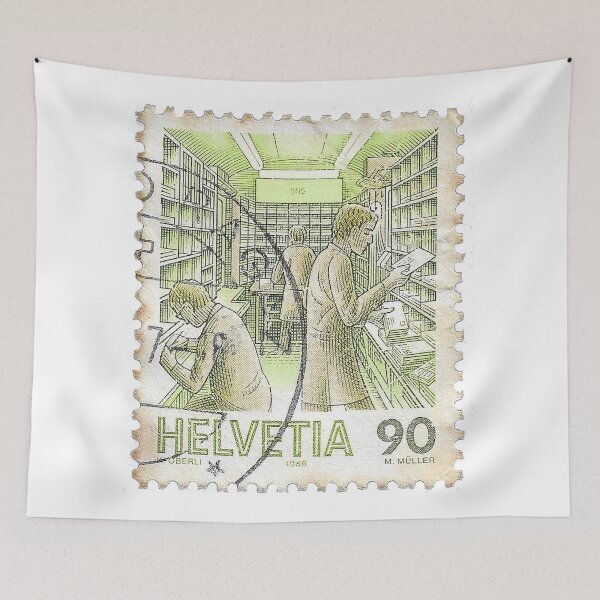 Item preview, Vintage 1986 Switzerland Helvetia Stamp 90 designed and sold by yousufi.