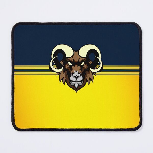 Item preview, Ram Yellow Navy Blue Aries designed and sold by Yiorgos Designs.