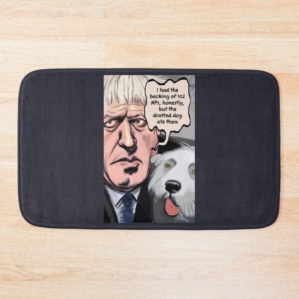Item preview, I had the backing of 102 MPs, honestly (#02) Boris Johnson & Dilyn designed and sold by SolidEarthArt.