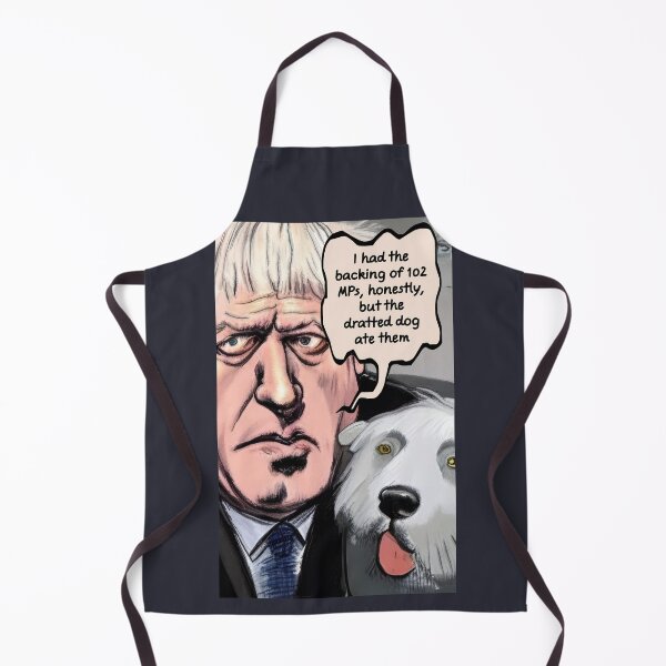 Item preview, I had the backing of 102 MPs, honestly (#02) Boris Johnson & Dilyn designed and sold by SolidEarthArt.