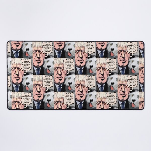 Item preview, I had the backing of 102 MPs, honestly (#02) Boris Johnson & Dilyn designed and sold by SolidEarthArt.