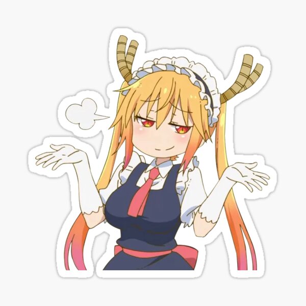 Item preview, Sticker Tohru designed and sold by imAku.
