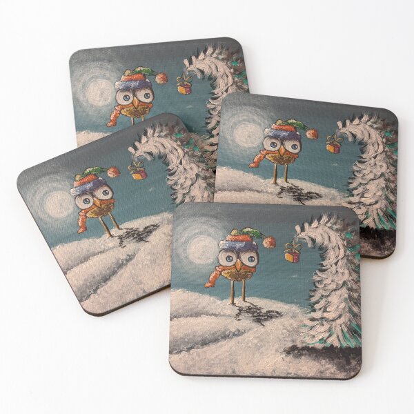 Item preview, Groovy Owl gets a Christmas present  designed and sold by Riffraff81572.