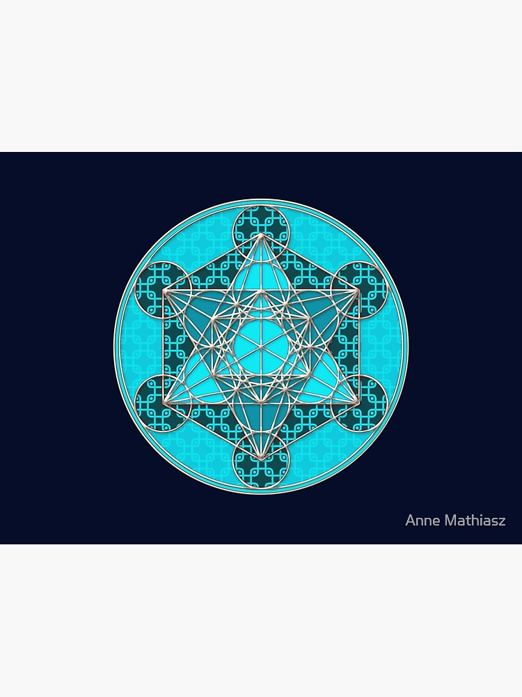 "Metatrons Cube, Sacred Geometry, Endless Knot, Infinity, 4D shape
