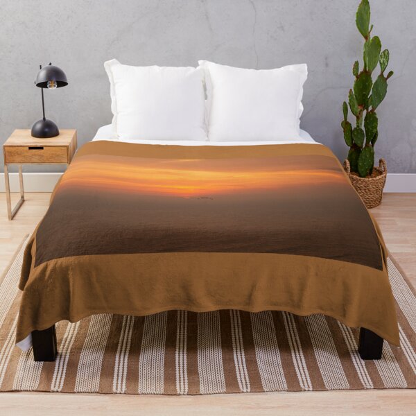 Item preview, Bright golden sunset over the sea with one paraglider designed and sold by kall3bu.