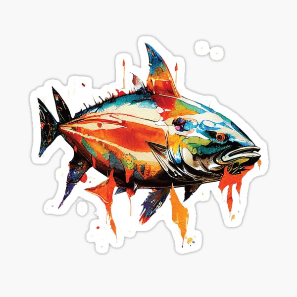 Atlantic Bluefin Tuna Stickers for Sale, Free US Shipping