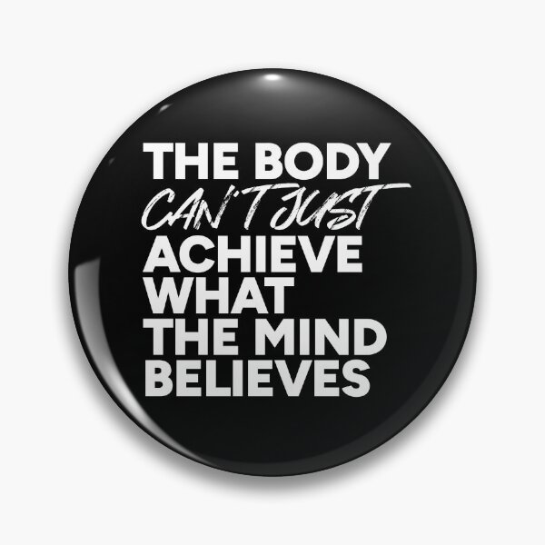 Item preview, The Body Can't Just Achieve What The Mind Believes designed and sold by redacteddesign.