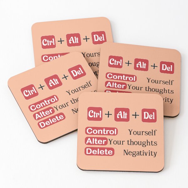 Item preview, Ctrl + Alt +Del quote, Control, Alt and Delete, Motivational quotes, positive words and inspirational sayings for encouraging to do the best in your life. designed and sold by Quotesgallery.