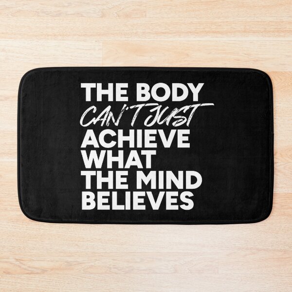 Item preview, The Body Can't Just Achieve What The Mind Believes designed and sold by redacteddesign.