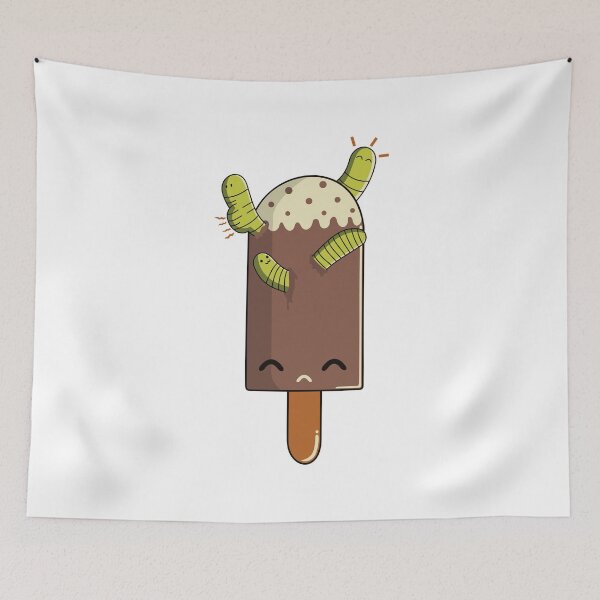 Item preview, Worm Eating Ice-cream designed and sold by Artistic Prints.
