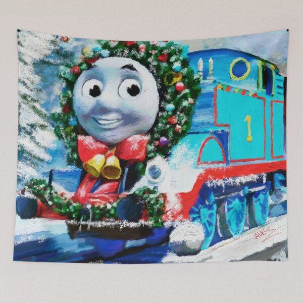 Item preview, Christmas Thomas the tank engine designed and sold by artbyjames.