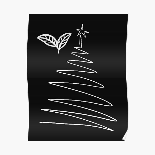 a-christmas-tree-poster-for-sale-by-simo0455-redbubble