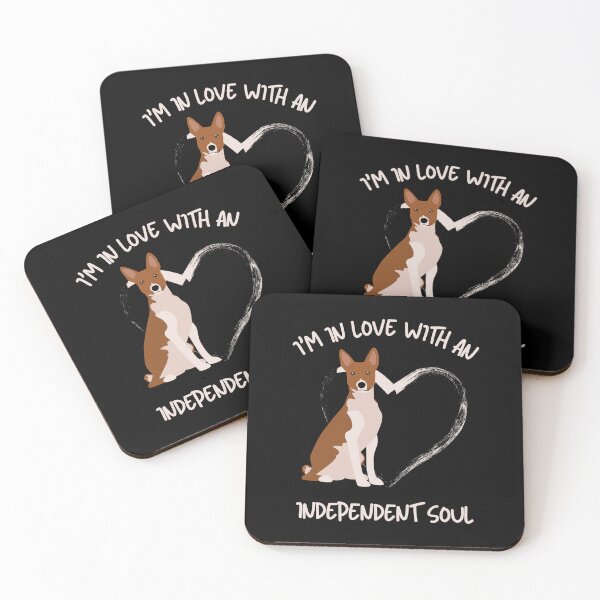 Item preview, I'm in love with an independent soul funny Basenji dog design designed and sold by reka88.