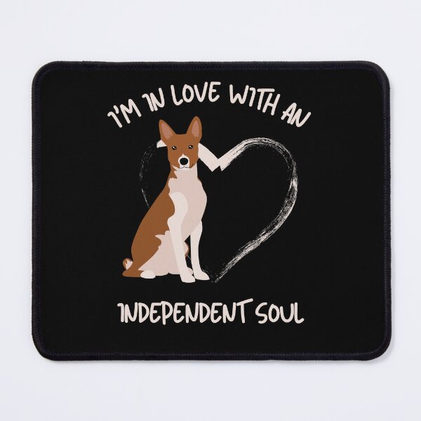 Item preview, I'm in love with an independent soul funny Basenji dog design designed and sold by reka88.