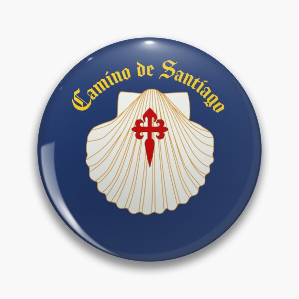 Item preview, Camino de Santiago White Scallop Shell Saint James Cross designed and sold by Brasilia.