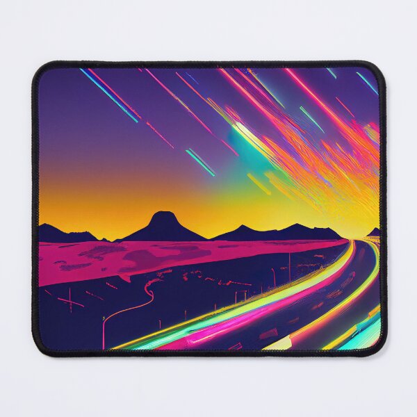 Item preview, Albuquerque neon vaporwave designed and sold by ComicsFactory.