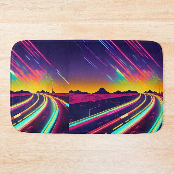 Item preview, Albuquerque neon vaporwave designed and sold by ComicsFactory.