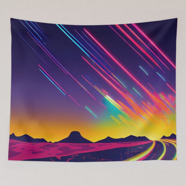 Item preview, Albuquerque neon vaporwave designed and sold by ComicsFactory.