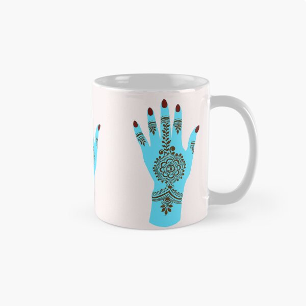 Aperçu de l'œuvre Henné brun sur Fantasy Blue Hand créée et vendue par HennaArtista.