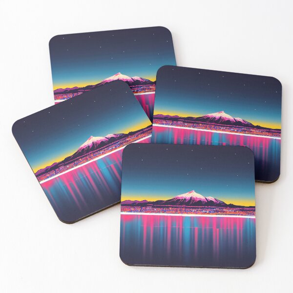 Artikelvorschau, Anchorage Neon Vaporwave  entworfen und verkauft von ComicsFactory.