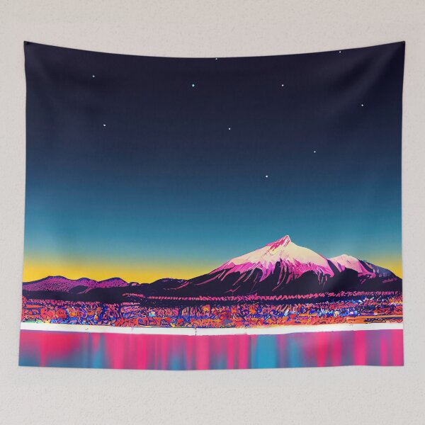 Artikelvorschau, Anchorage Neon Vaporwave entworfen und verkauft von ComicsFactory.
