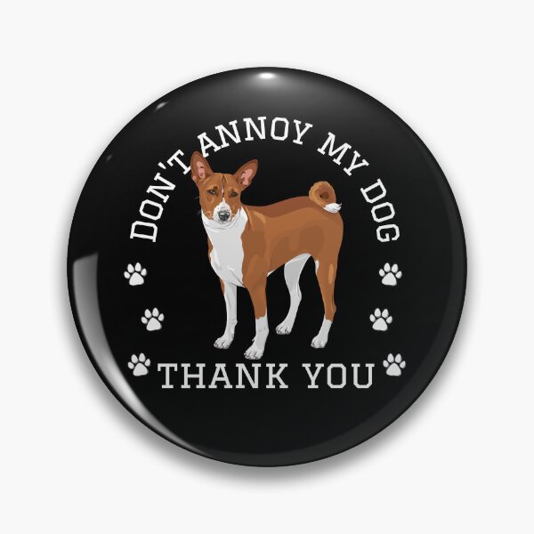 Item preview, Don't annoy my dog thank you funny Basenji dog design designed and sold by reka88.