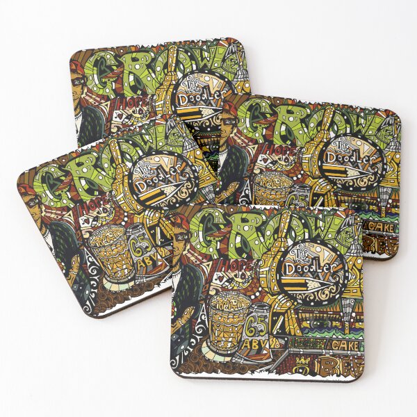 Item preview, "Growlers Headingley" 2019 by The Pub Dóodler designed and sold by Hermits Scrapbook.