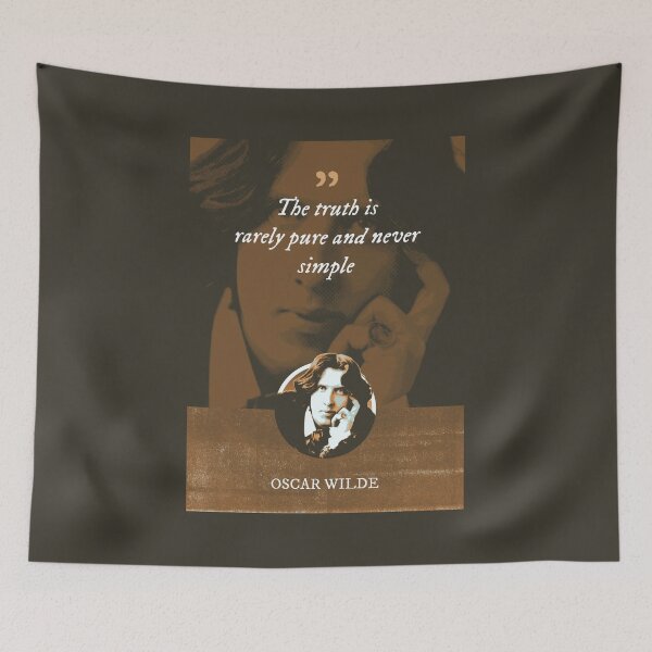 Item preview, Oscar Wilde - The truth is rarely pure and never simple designed and sold by Syahrasi.