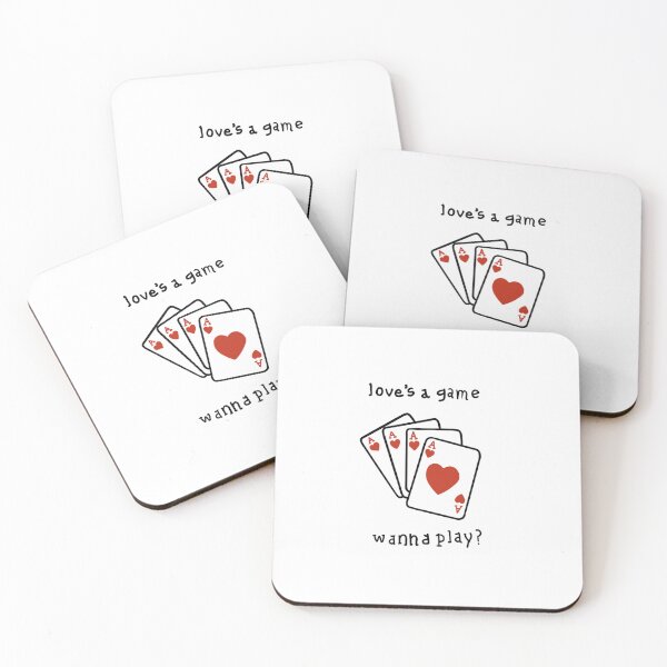 Item preview, Love's a game, wanna play? designed and sold by niceghost.
