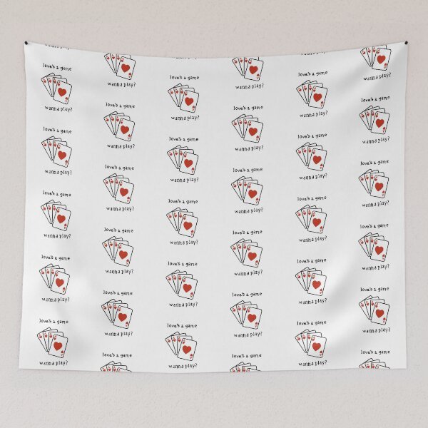 Item preview, Love's a game, wanna play? designed and sold by niceghost.