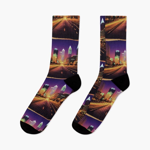 Artikelvorschau, Atlanta Neon Vaporwave  entworfen und verkauft von ComicsFactory.