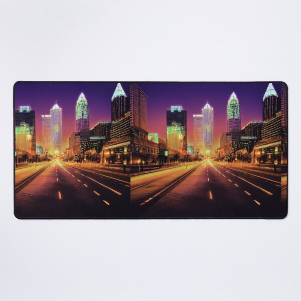 Item preview, Atlanta Neon Vaporwave designed and sold by ComicsFactory.