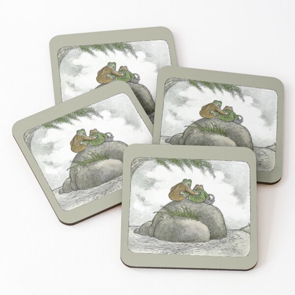 Item preview, Frog And Toad Sitting On A Rock designed and sold by PoeTatoes.