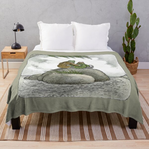 Item preview, Frog And Toad Sitting On A Rock designed and sold by PoeTatoes.