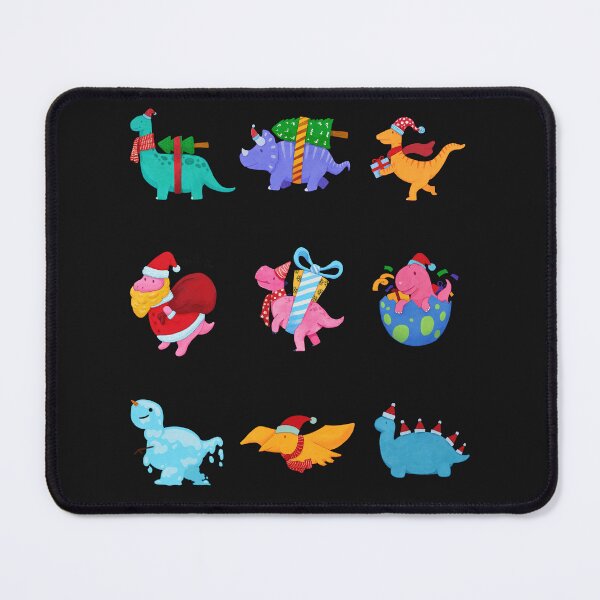 Item preview, Dinosaur Christmas Watercolor Stickers Pack designed and sold by TajfunX.