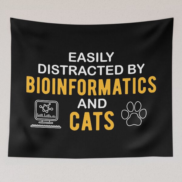 Item preview, Bioinformatics Scientist Cat Lover Bioinformatician designed and sold by NestaReign.