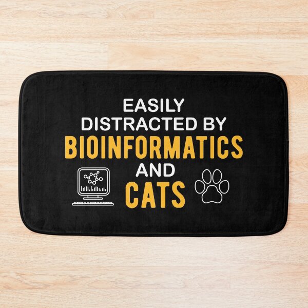Item preview, Bioinformatics Scientist Cat Lover Bioinformatician designed and sold by NestaReign.
