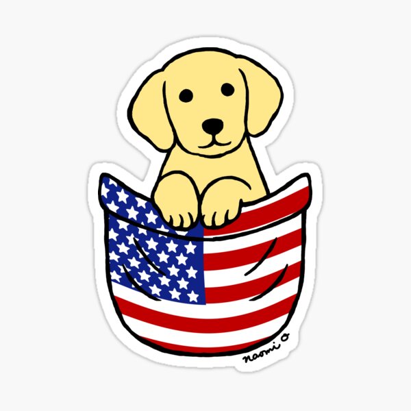 Item preview, Yellow Labrador Puppy Pocket designed and sold by HappyLabradors.