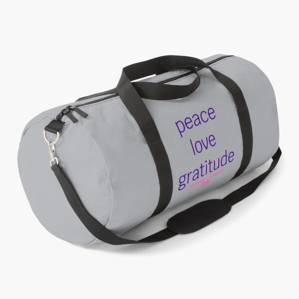 Item preview, Peace, Love, Gratitude (Navy with Pink Shadow) designed and sold by SaturdayMeadow.