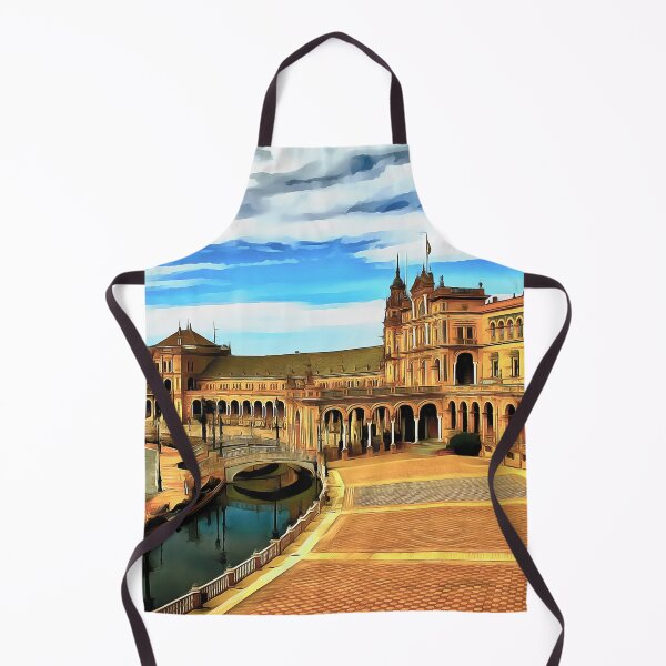 Item preview, Plaza de espana, Seville (Painting) designed and sold by cmphotographs.