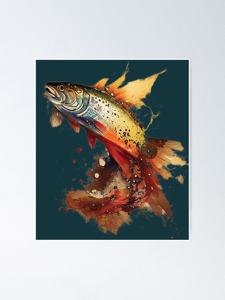  Art Plates Mouse Pad - Fly Fishing Gear : Office Products