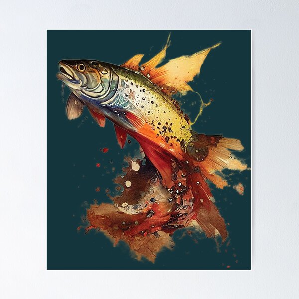 Fish Ink Posters for Sale