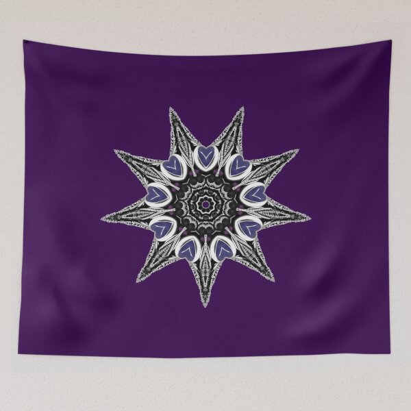 Item preview, Copy of Biomech Mandala Kaleidoscope nine point star designed and sold by IMNIUM.