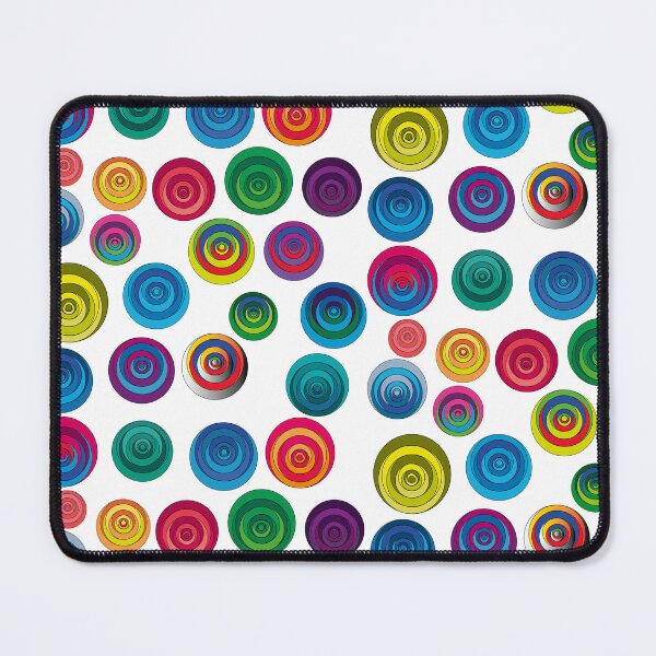 Item preview, colorful round shapes pattern designed and sold by Tharushika Dhananjaya.