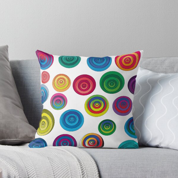 Item preview, colorful round shapes pattern designed and sold by Tharushika Dhananjaya.