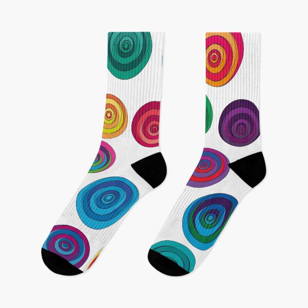 Item preview, colorful round shapes pattern designed and sold by Tharushika Dhananjaya.