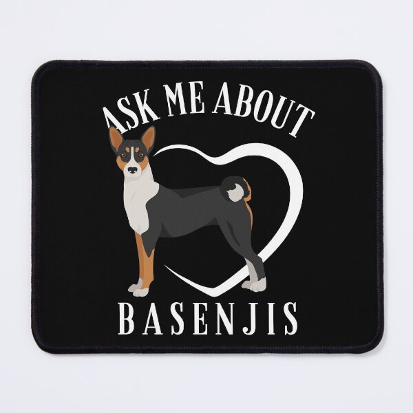 Item preview, Ask me about basenjis funny Basenji dog design designed and sold by reka88.