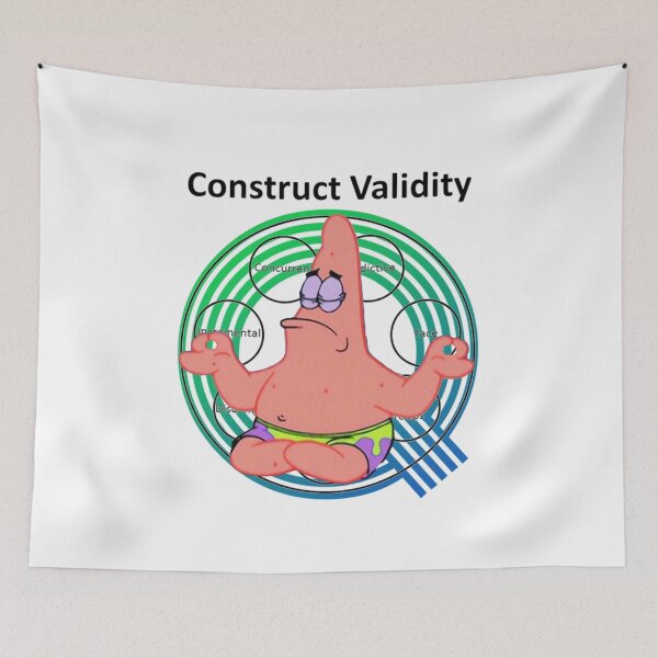 Item preview, Vintage Meme Quantitude Construct Validity designed and sold by Trostberger.