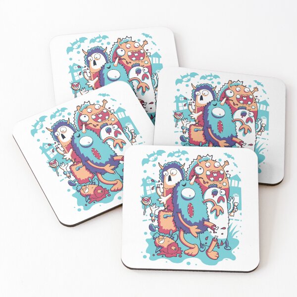 Item preview, Surprised Monsters  designed and sold by Artistic Prints.