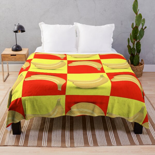 Item preview, Banana checkered pattern designed and sold by TipTopTapo.